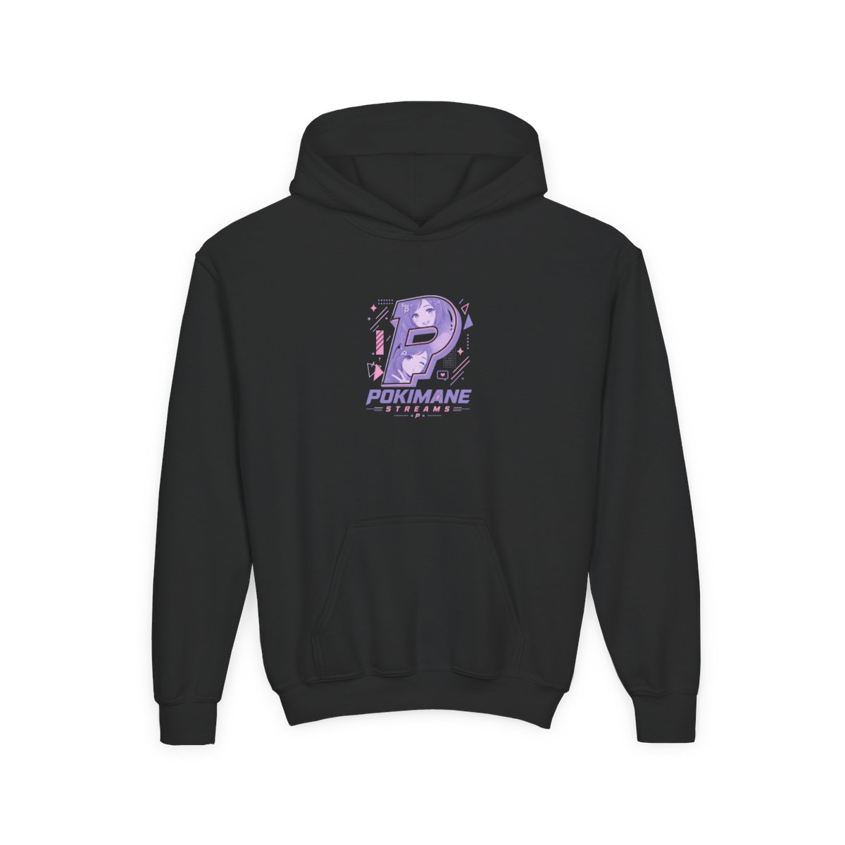 Pokimane " with subtle anime facial expressions as if they" Kids Hoodie